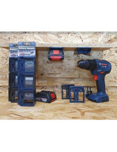 Soporte de Batería Bosch 18V StealthMounts - 6 Piezas, Negro 2