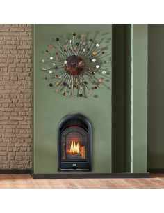 Inserto Chimenea Gas ProCom Doble Combustible 10000 BTU Negro 2