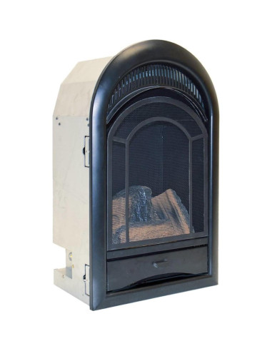Inserto Chimenea Gas ProCom Doble Combustible 10000 BTU Negro