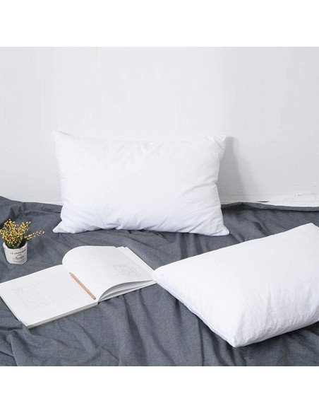 Almohadas Pequeñas FLXXIE 2 Pack Algodón 33x46 cm Suaves