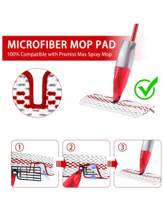 Paños de Microfibra Reutilizables Ocedar ProMist MAX 2 Pzas 2