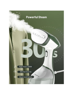 Vaporizador de Ropa KEENSTAR 1500W Portátil 250ml Verde 2