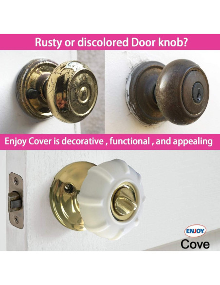 Cubierta Antideslizante para Perillas de Puerta Enjoy Cover - 4 Unidades