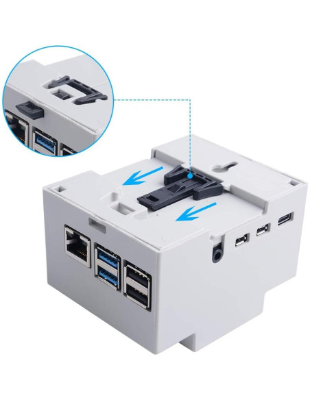 Caja GeeekPi para Raspberry Pi 4 con Ventilador y Disipadores