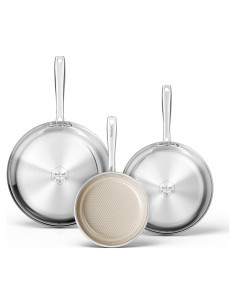 Juego de Sartenes Antiadherentes Redchef 20+25+30 cm Cerámica