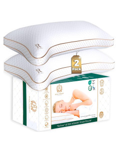 Almohadas de Espuma con Memoria Royal Therapy Reina 2-Pack