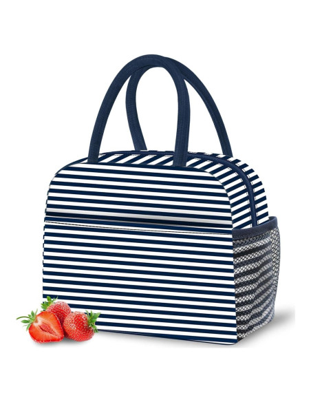 Bolsa de Almuerzo Térmica DALINDA Azul Marino - Reutilizable y Ligera