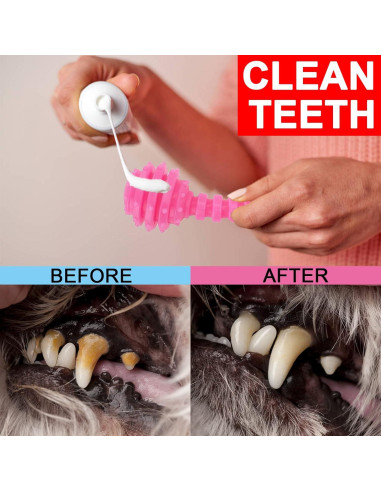 Juguetes para Cachorros CGBD - Paquete de 6 Rosa Masticables