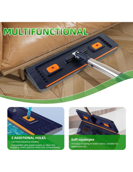 Juego de trapeador y cubo 360 ZJSYJJ con escurridor