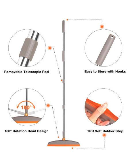 Escoba de Silicona XXFLOWER Multifuncional Ajustable 35.88cm
