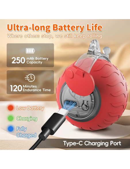 Juguete Interactivo para Gatos UPSKY Bola Eléctrica 5.7cm