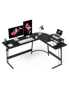 Escritorio de Juego en L CubiCubi 149.86 cm Negro