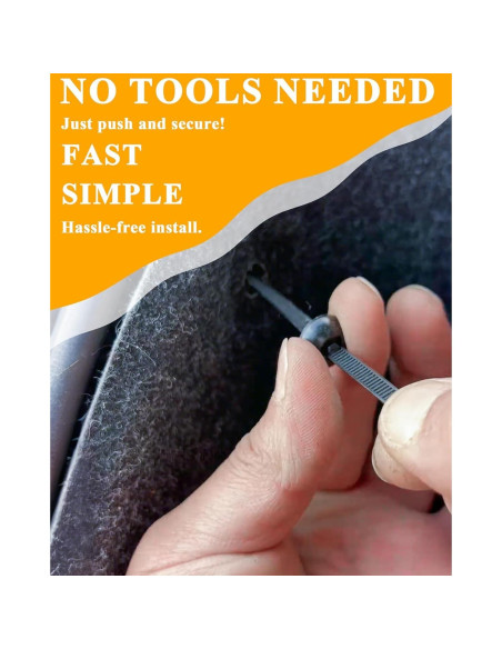 50 Hebillas de Bridas Universales Nylon Suijiang 90mm Auto