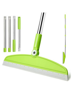Escoba de Silicona XXFLOWER Ajustable 180 Verde Gris