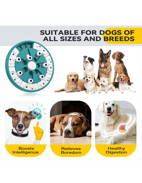 Juguete de Rompecabezas para Perros KADTC - Estímulo Mental 2 Niveles