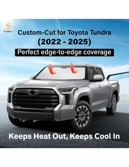 Protector Solar EcoNour para Parabrisas Toyota Tundra 2016-2025