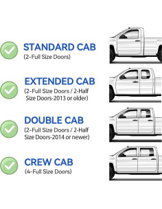 Viseras de Ventana CMVT Auto para Chevy Silverado/Sierra 1999-2007 2