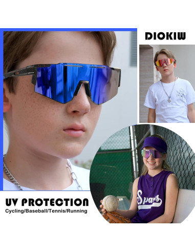 Gafas de sol DioKiw para niños UV400 deportivas 5 colores