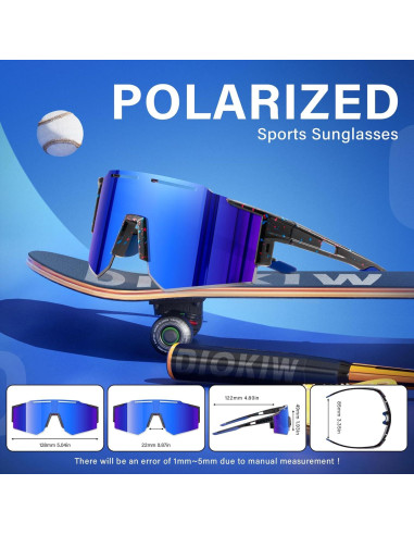 Gafas de sol DioKiw para niños UV400 deportivas 5 colores