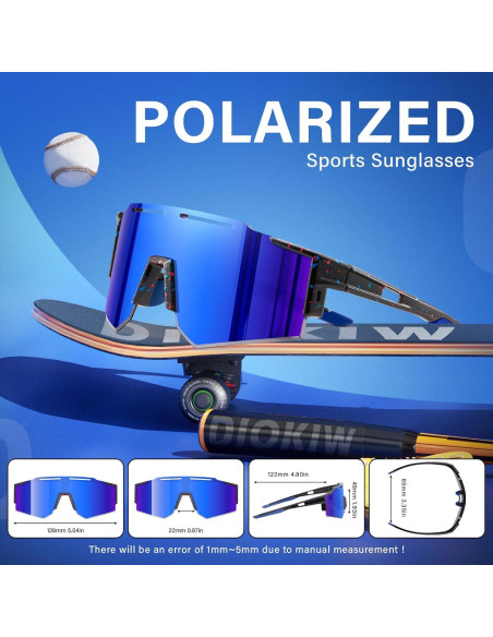 Gafas de sol DioKiw para niños UV400 deportivas 5 colores