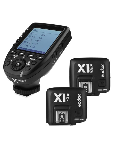 Disparador Inalámbrico Godox Xpro-C TTL + 2 Receptores X1R-C Canon