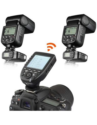 Disparador Inalámbrico Godox Xpro-C TTL + 2 Receptores X1R-C Canon