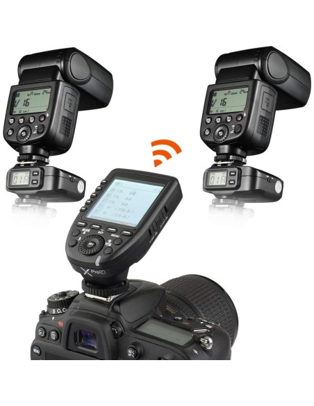 Disparador Inalámbrico Godox Xpro-C TTL + 2 Receptores X1R-C Canon