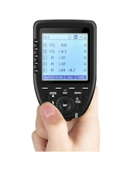 Disparador Inalámbrico Godox Xpro-C TTL + 2 Receptores X1R-C Canon