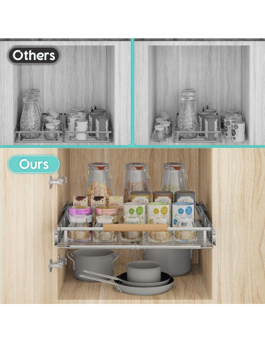 Organizador de Gabinete Expandible jkxoo 30-45.7 cm 2Pack