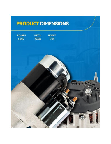 Alternador PHILTOP para Ford Taurus 2003-2006 y Sable 2002-2005