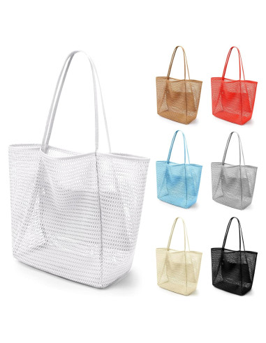 Bolsa de Playa de Malla VOROLO para Mujeres 50.8x39.9cm