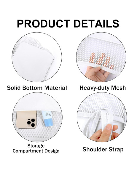 Bolsa de Playa de Malla VOROLO para Mujeres 50.8x39.9cm