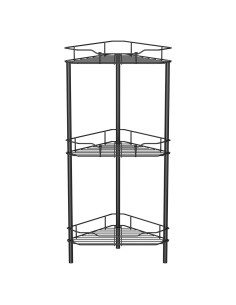 Organizador de Ducha de Pie HuggieGems 3 Niveles Negro