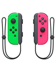 Par de Joy-Con Nintendo Switch Verde Neón/Rosa Neón Renovado