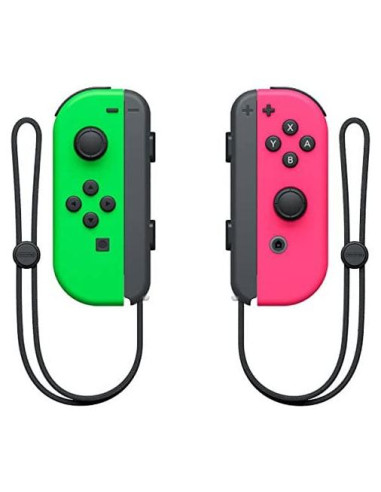 Par de Joy-Con Nintendo Switch Verde Neón/Rosa Neón Renovado