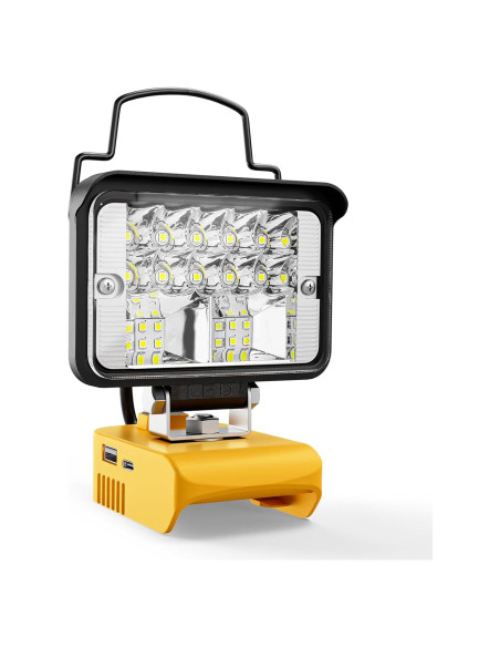 Luz de Trabajo LED LIVOWALNY 38W 3800LM Inalámbrica 20V