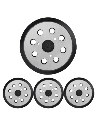 Discos de Lijado 5" Gnellkoor para Lijadora Orbital DeWalt - Paquete de 4