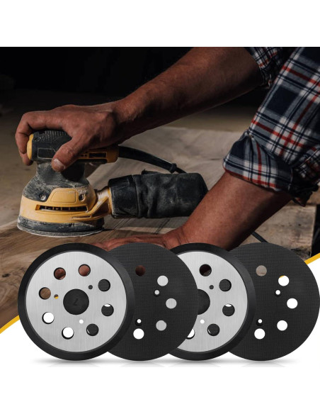 Discos de Lijado 5" Gnellkoor para Lijadora Orbital DeWalt - Paquete de 4