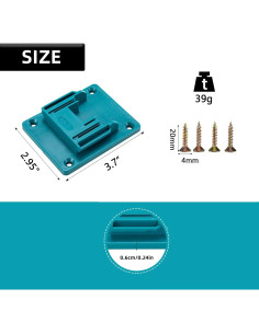 Soporte de Montaje para Taladro Crivnhar 18V - 10 Paquetes 2