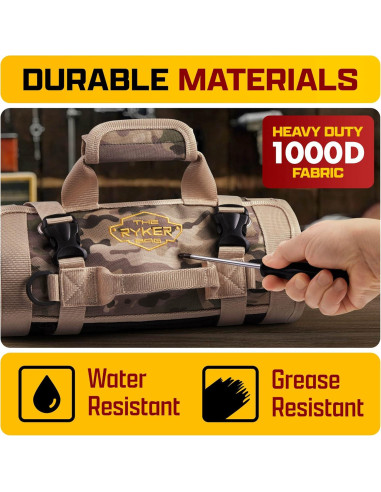 Bolsa de Herramientas Enrollable Ryker Camuflaje 32x51.5cm