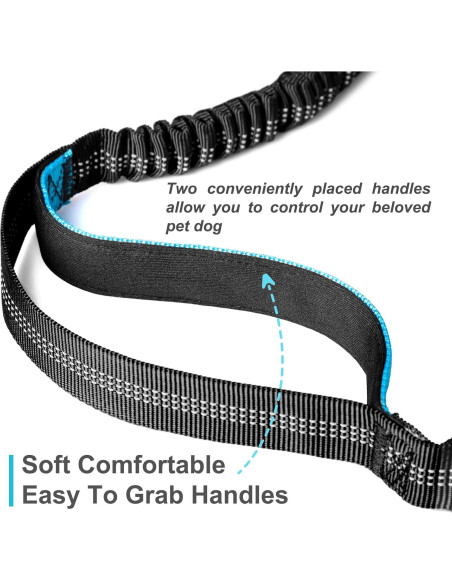 Correa para Perros Manos Libres Laqibak Ajustable 1.28-2.04m