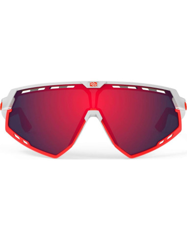 Gafas Rudy Project Defender Gloss Blanco Lentes Multilaser Rojos
