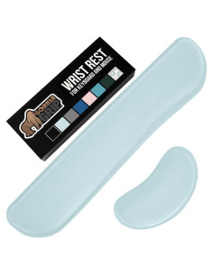 Reposabrazos Ergonómico Hills Point Gel Memory Foam Azul Cielo