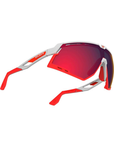 Gafas Rudy Project Defender Gloss Blanco Lentes Multilaser Rojos