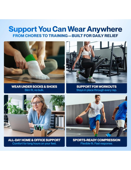 Faja de Compresión para Tobillo Modvel - Soporte Esguince y Fascitis