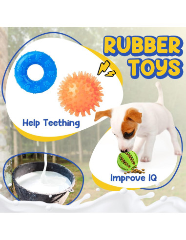 Juguetes para Cachorros PatsFran - Paquete de 9 Interactivos