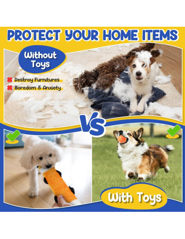 Juguetes para Cachorros PatsFran - Paquete de 9 Interactivos