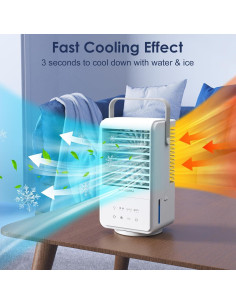 Acondicionador de Aire Portátil ZUKBEN YP16 4 en 1 1000ml 2