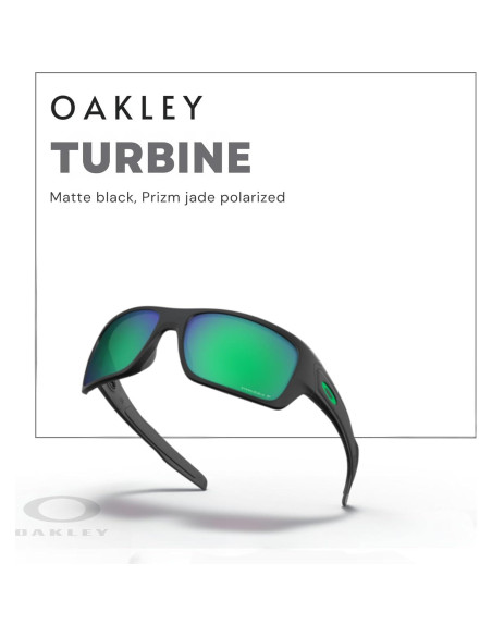 Gafas de sol Oakley Turbine para hombres + correa + kit