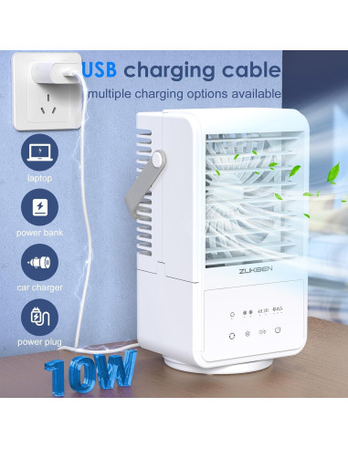 Acondicionador de Aire Portátil ZUKBEN YP16 4 en 1 1000ml